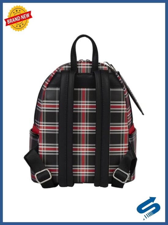 Faux Leather Mini Backpack with Adjustable Straps, Woven, Applique, Debossed